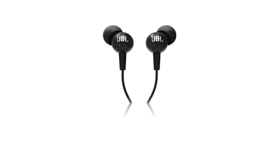 אוזניות חוטיות | JBL C100 | שחור