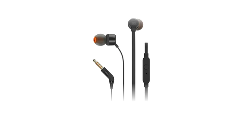 אוזניות חוטיות | JBL T110 | שחור