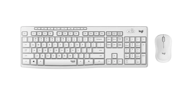 סט מקלדת ועכבר | LOGITECH | MK295 | לבן