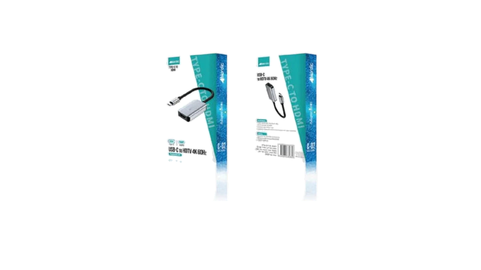 מתאם טייפ סי לHDMI | נורדיק