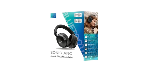 אוזניות קשת בלוטוס | NORDIC SONIQ ANC | שחור
