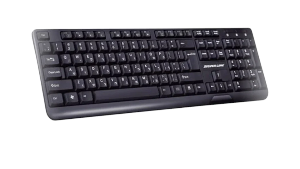 מקלדת חוטית למחשב | SILVERLINE | SL KB-889HE