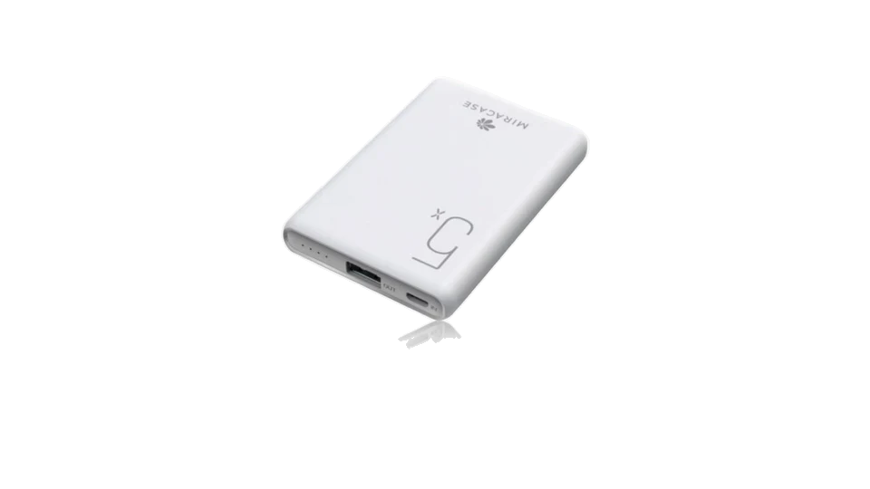 סוללת גיבוי | 5000mAh | מירקייס | לבן