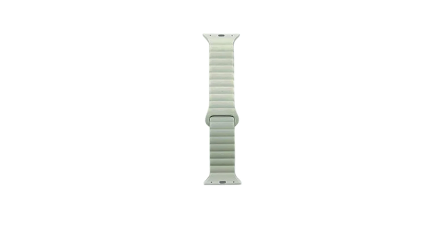 רצועת סיליקון מגנט לשעוני אפל | 38-41MM | לבן