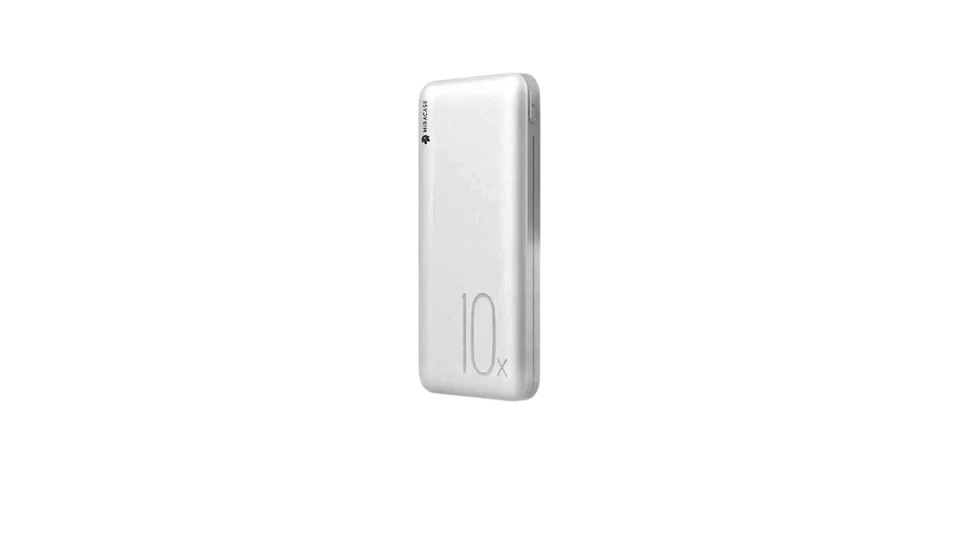 סוללת גיבוי טעינה מהירה 10000mAh | 22.5W | מירקייס | לבן