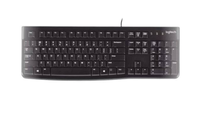 מקלדת חוטית למחשב | LOGITECH | K-120